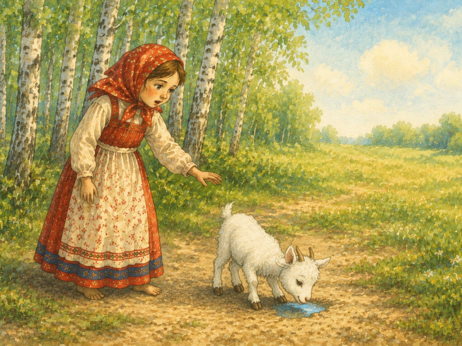 Сестрица Алёнушка и братец Иванушка (адаптированная версия)